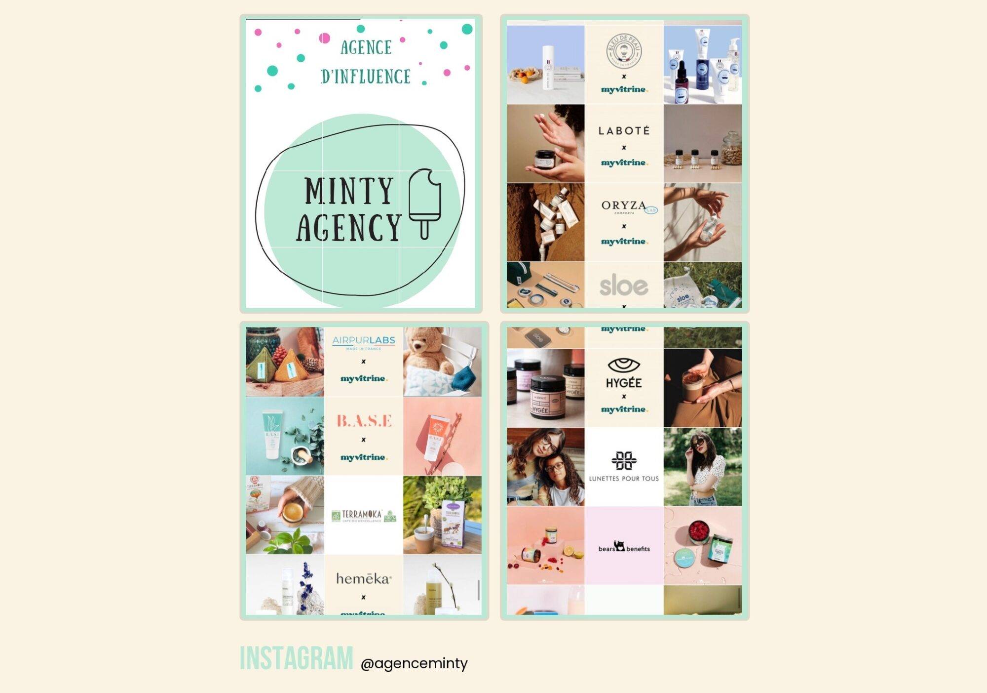 Publications Instagram Minty Agency
